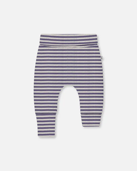 Deux par Deux Printed Organic Cotton Evolutive Pant