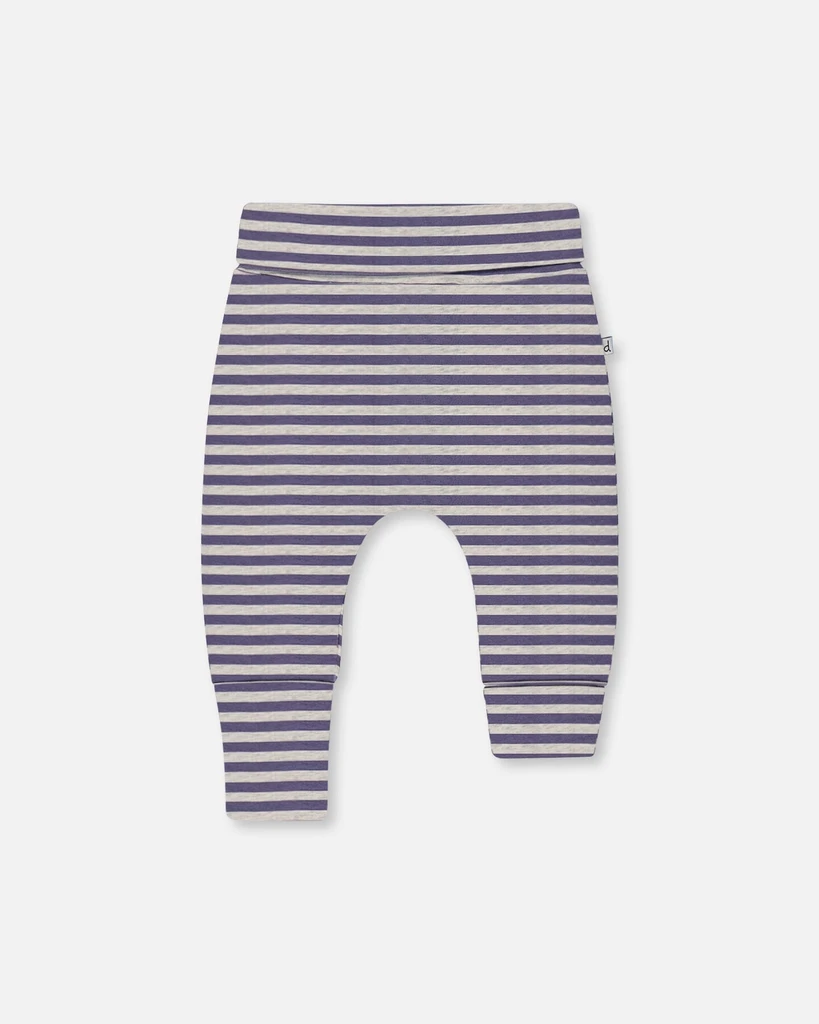 Deux par Deux Printed Organic Cotton Evolutive Pant
