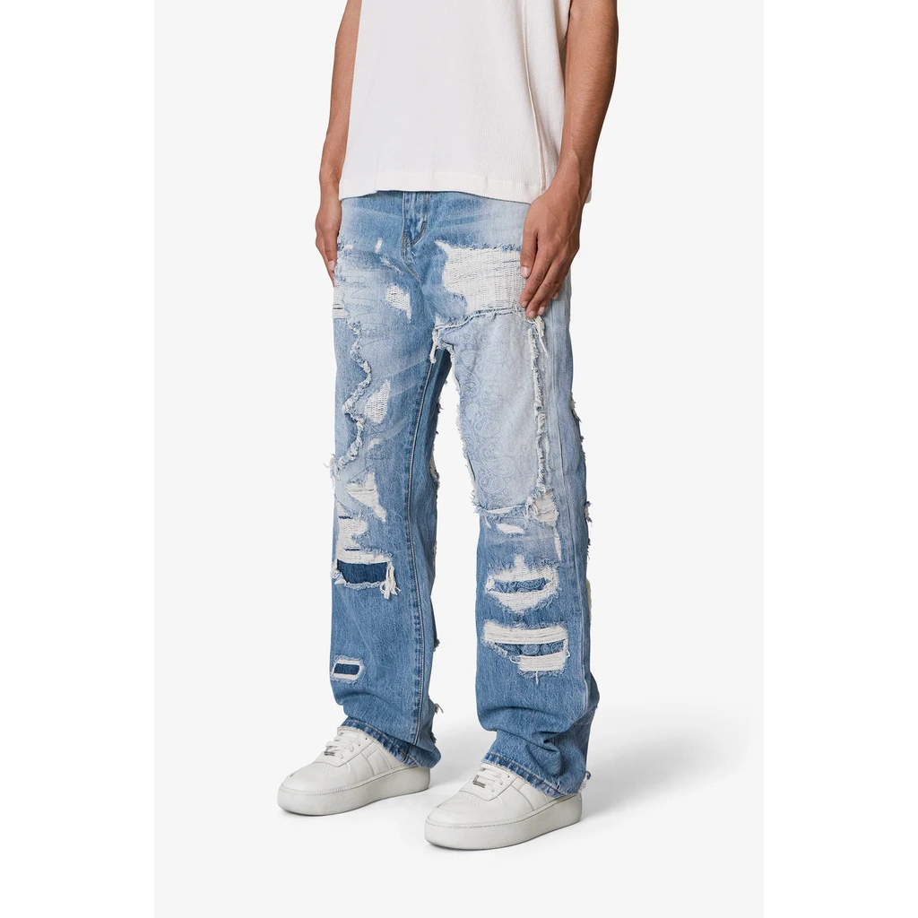 MNML Ultra Baggy Better Repaired Denim