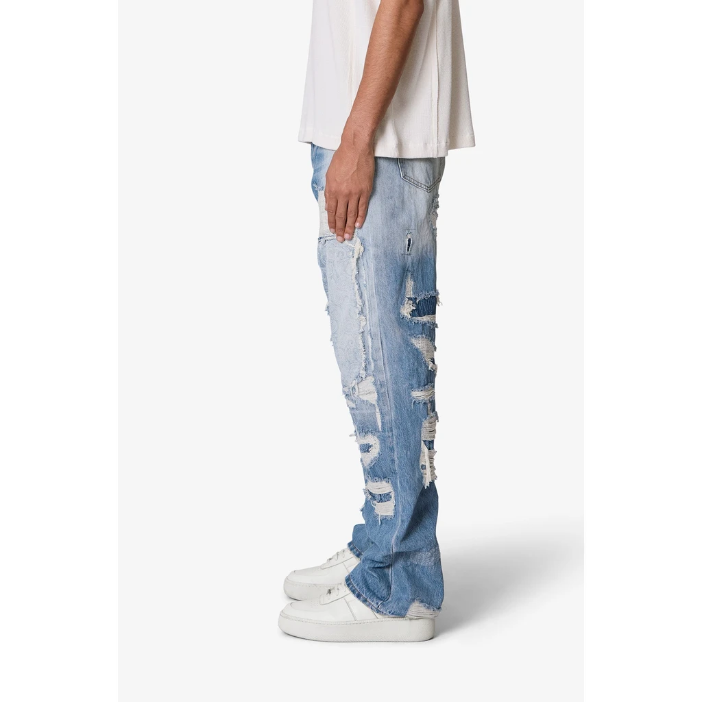 MNML Ultra Baggy Better Repaired Denim