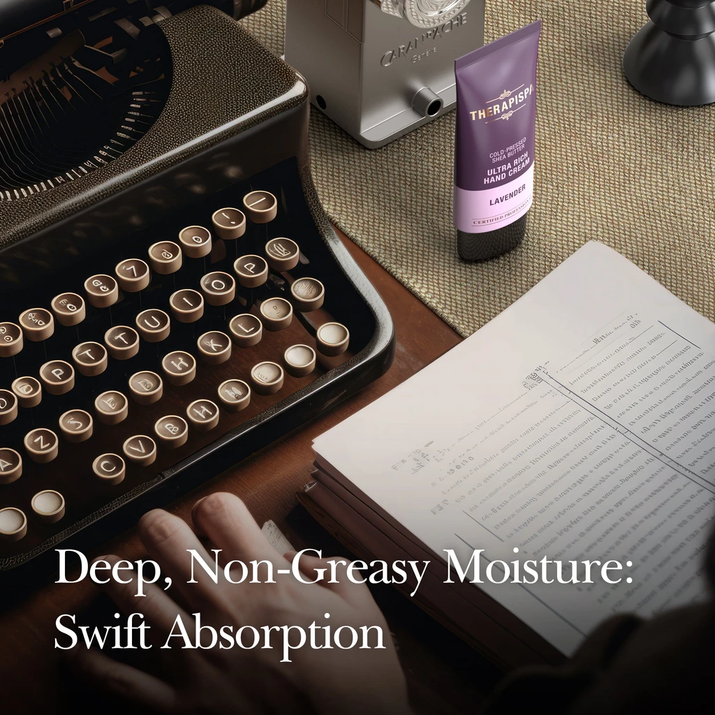 THERAPISPA.US Ultra Rich Hand Cream / Lavender – Intense Moisture, Protection & Softness for Dry, Overworked Hands