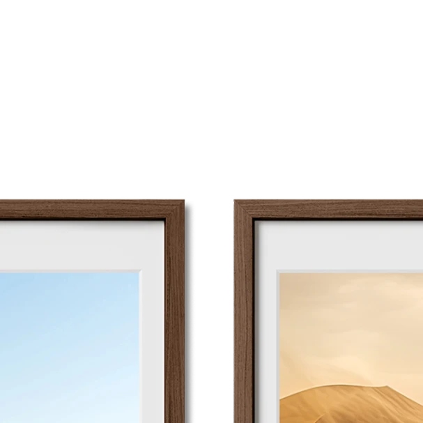 Haus and Hues Set Of 2 Gallery Frames - No Matting - Frames Only, No Printing