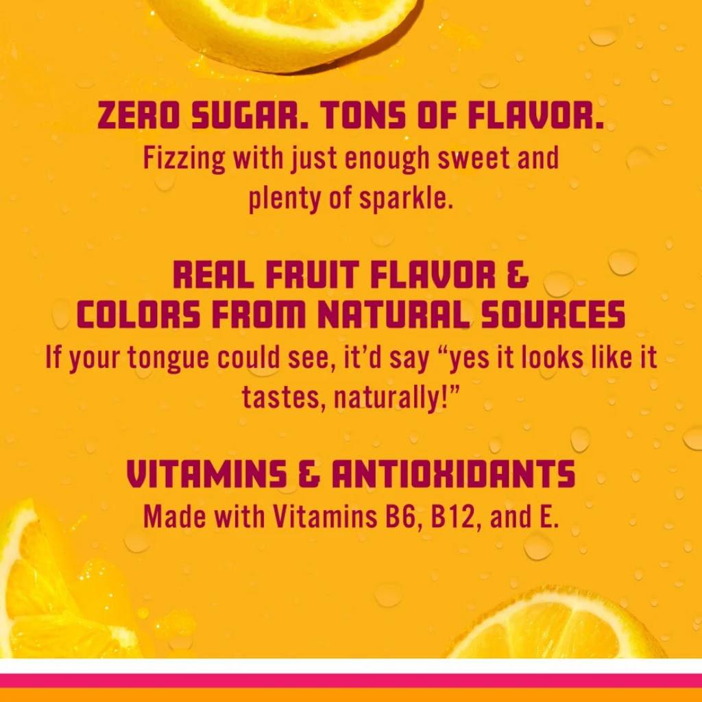 Sparkling Ice Caffeine Flavored Sparkling Water, Classic Lemonade, Mini Cans - Multi Pack