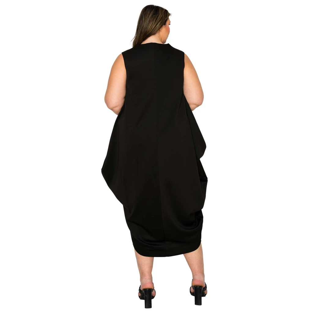 L I V D Clover Sleeveless Bubble Hem Dress