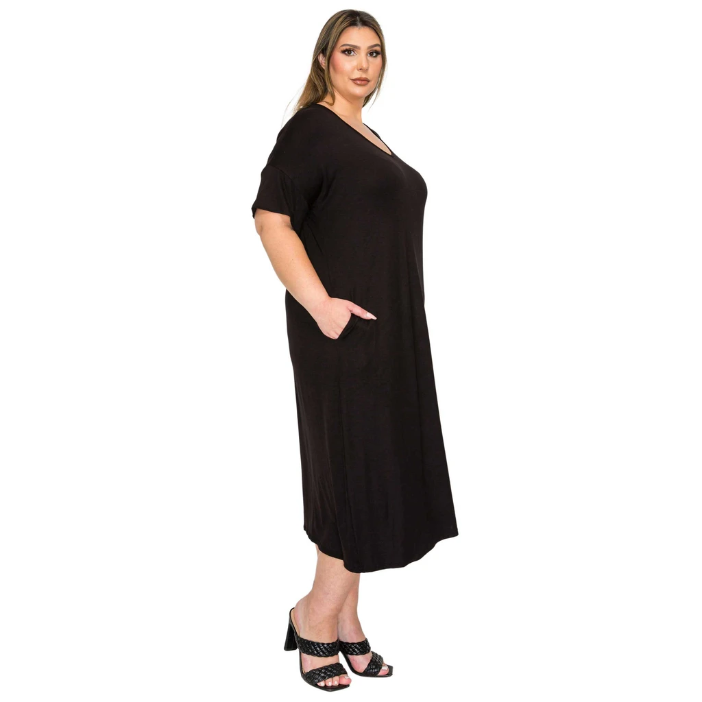 L I V D Olivia Pocket Midi Dress