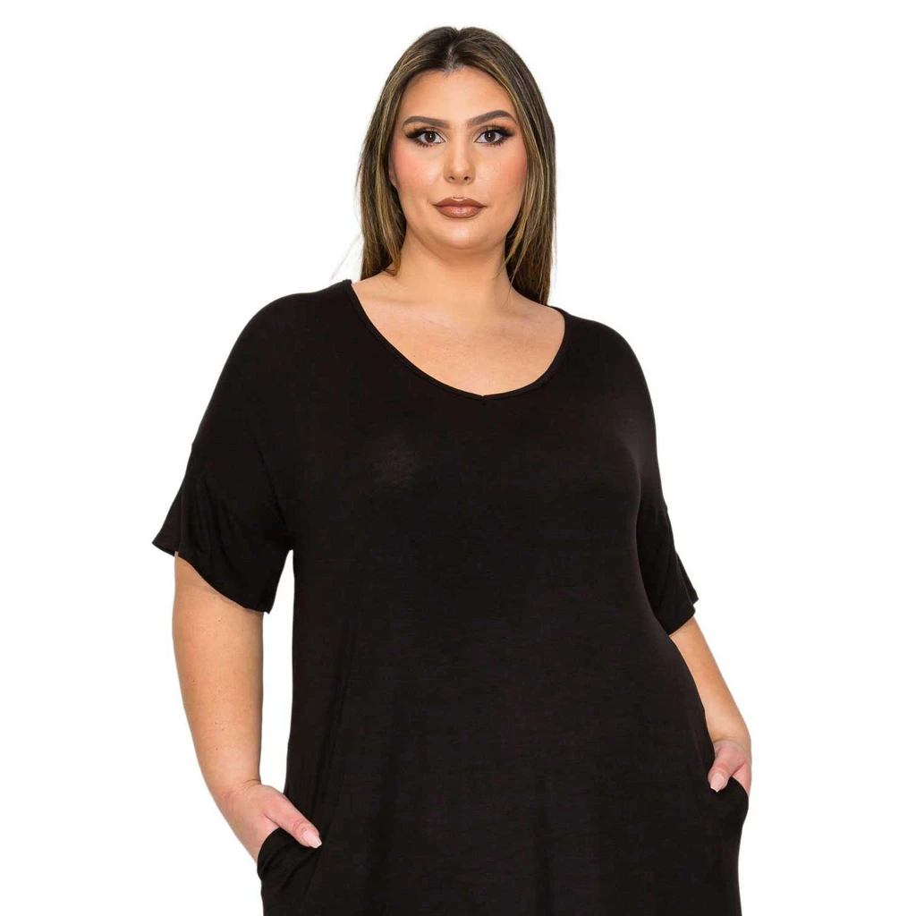 L I V D Olivia Pocket Midi Dress