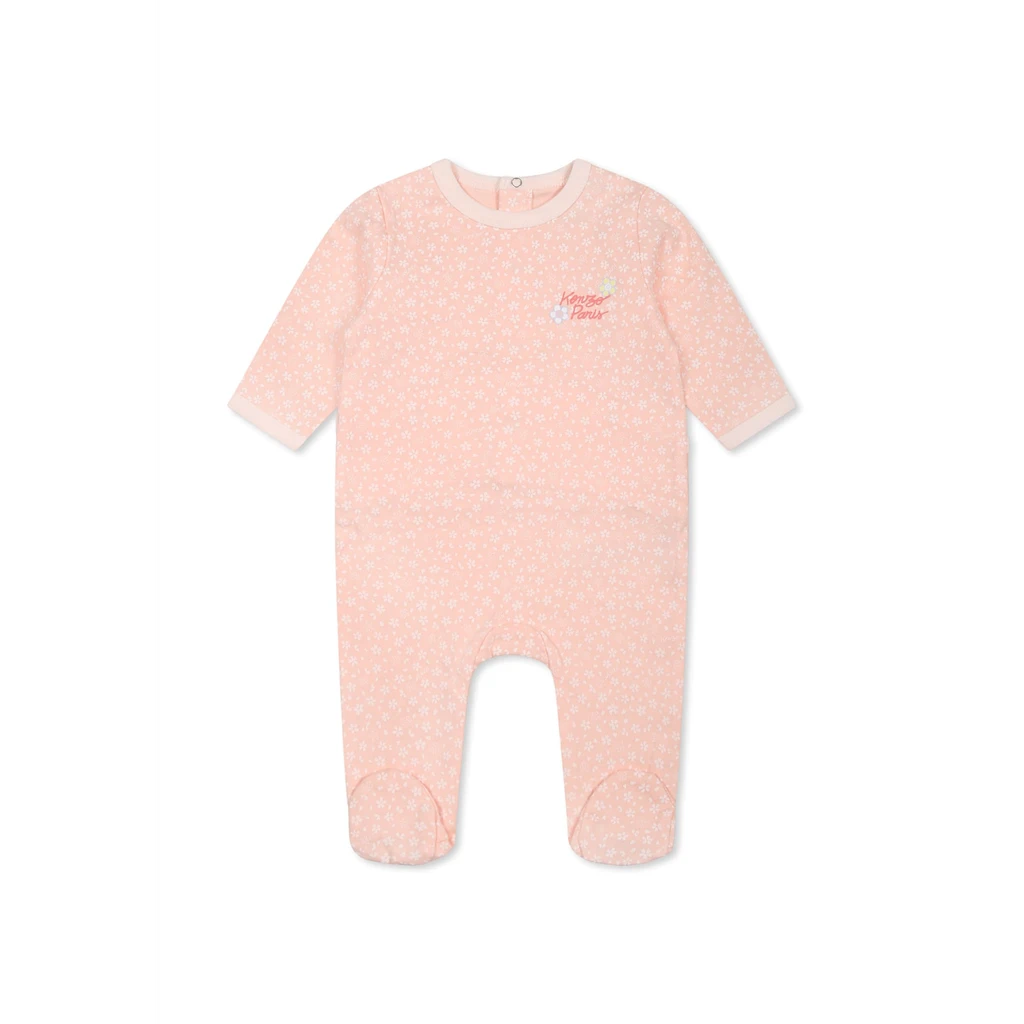 Kenzo Kids Organic Cotton Floral Babygrow