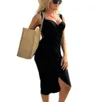Maxi Bamboo Wrap Dress Cover-Up | Easy Wear As Dress or Skirt