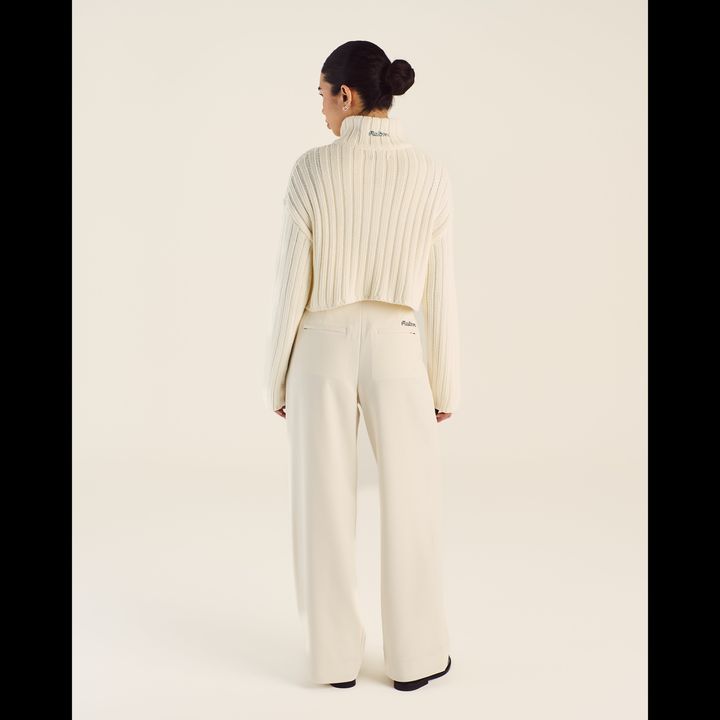 Malbon Golf Allegra Chunky Knit Zip Up S | Flip App