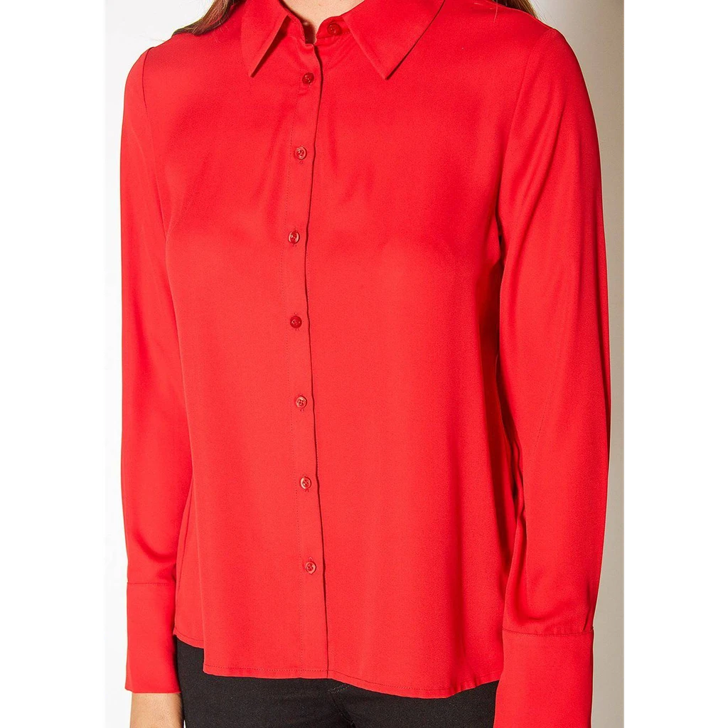 Shop at Konus Pleione Button Up Basic Everyday Shirt
