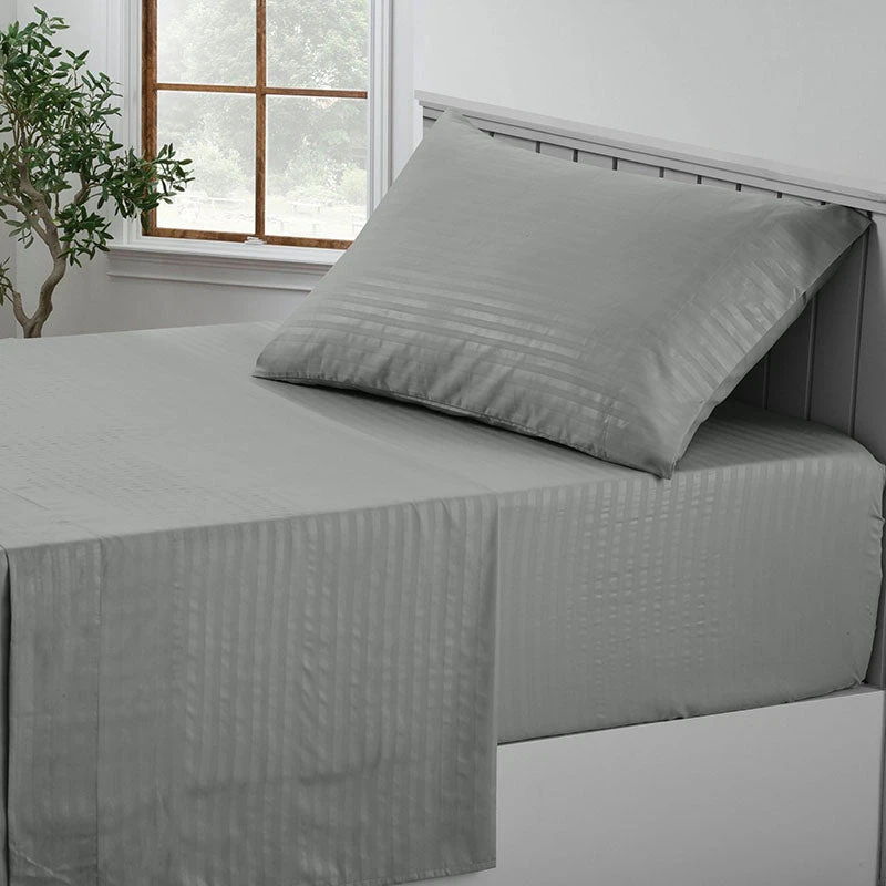 Lux Decor Collection Stripe Line Deep Pocket Bed Sheets Set