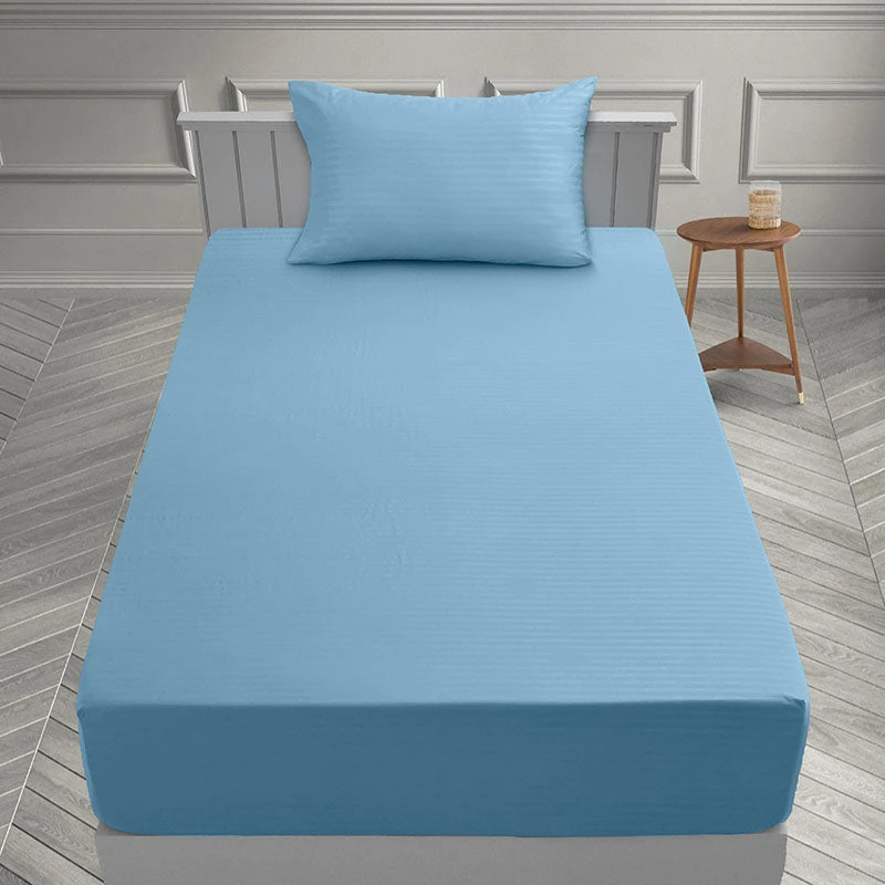 Lux Decor Collection Stripe Line Deep Pocket Bed Sheets Set