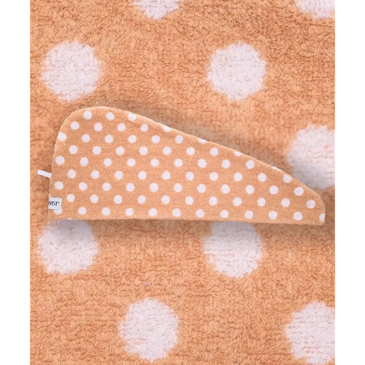 Turbie Twist 100% Cotton Hair Towel - Dots