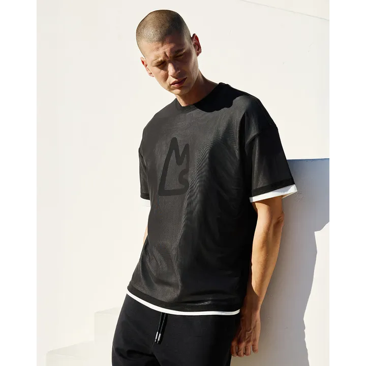 Magnlens 2-in-1 Double Mesh Boxy Tee