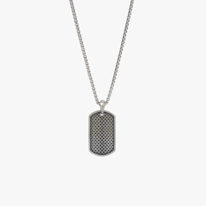 Degs & Sal Dotted Dog Tag Necklace