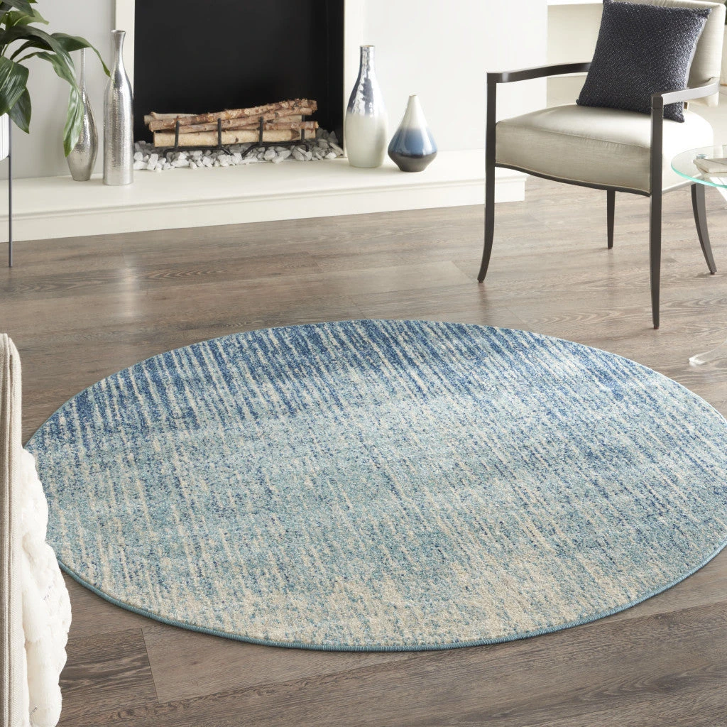 HomeRoots Abstract Round Rug