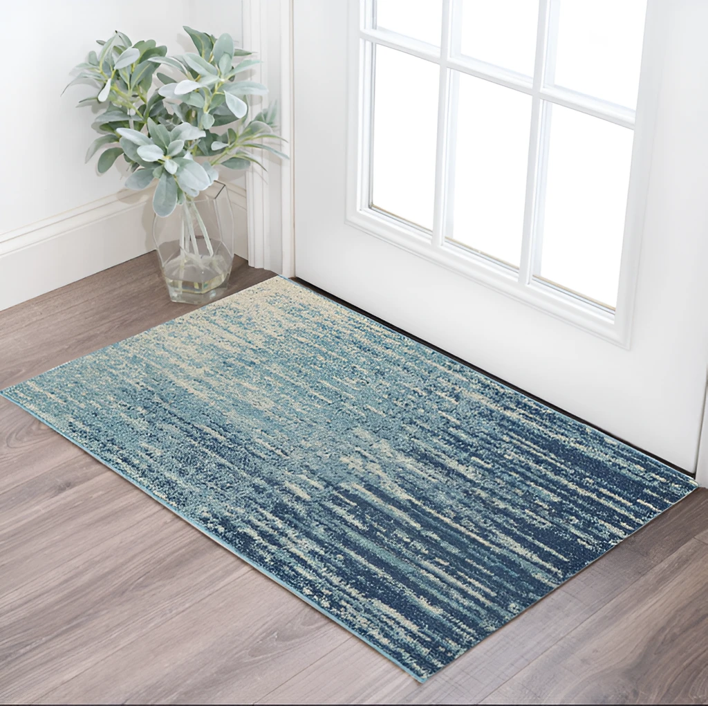 HomeRoots Abstract Area Rug