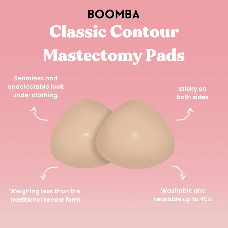 Boomba Classic Contour Mastectomy Pads