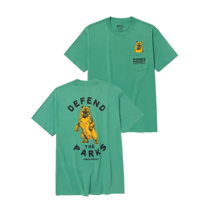 Parks Project Defend the Parks Bear Pocket Tee