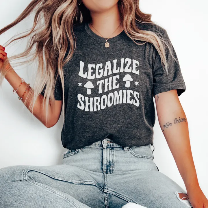 Human Soul Shop Legalize The Shroomies Magic Mushroom T-Shirt