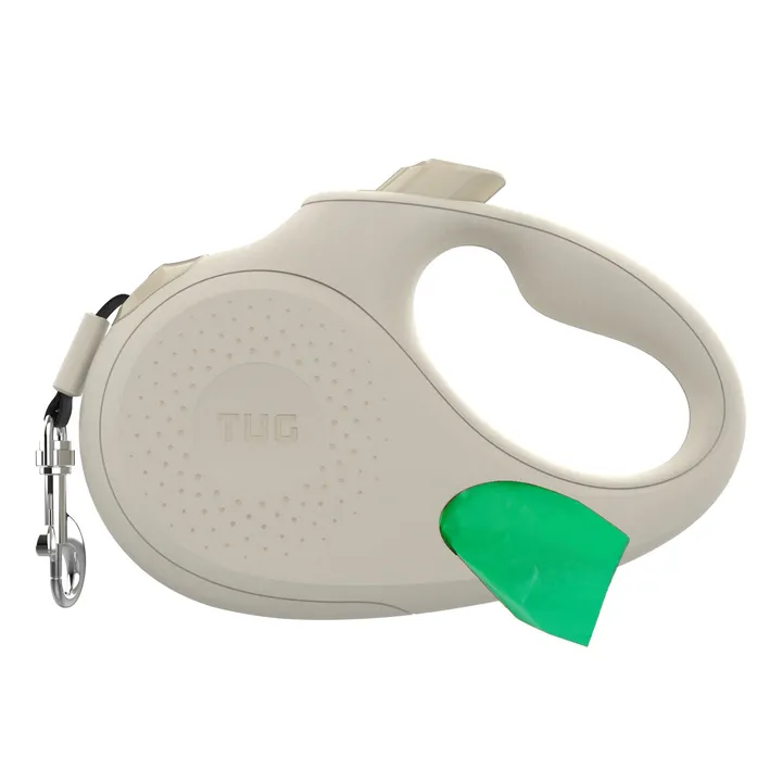 TUG 360° Tangle-Free Retractable Dog Leash With Waste Dispenser