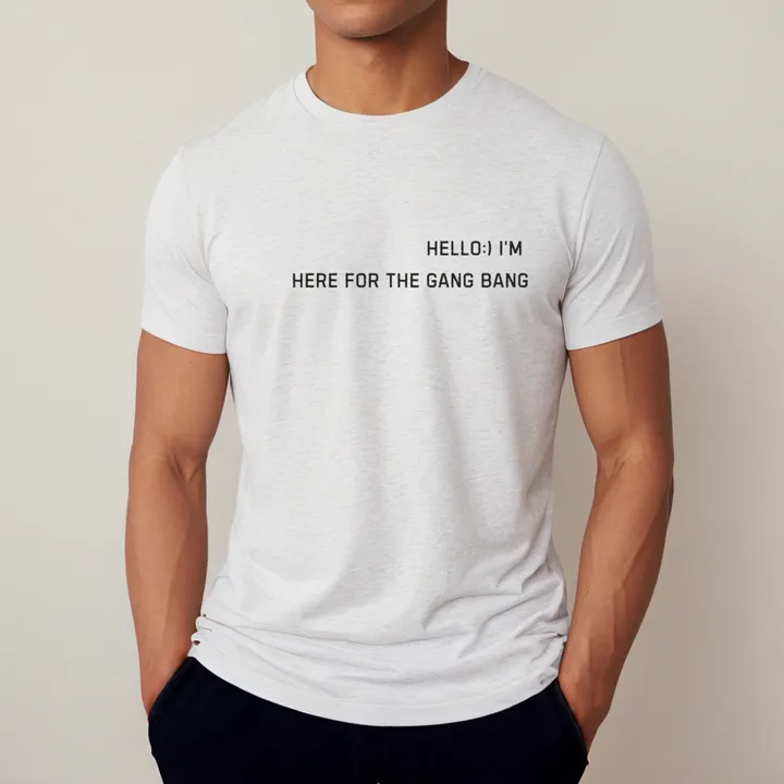 Human Soul Shop Old School Movie Gang Bang Quote T-Shirt