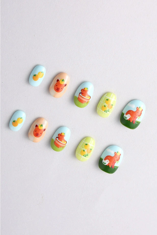 Never Have I Ever Shop A capybara life by Alice Lee- Press-on Nails