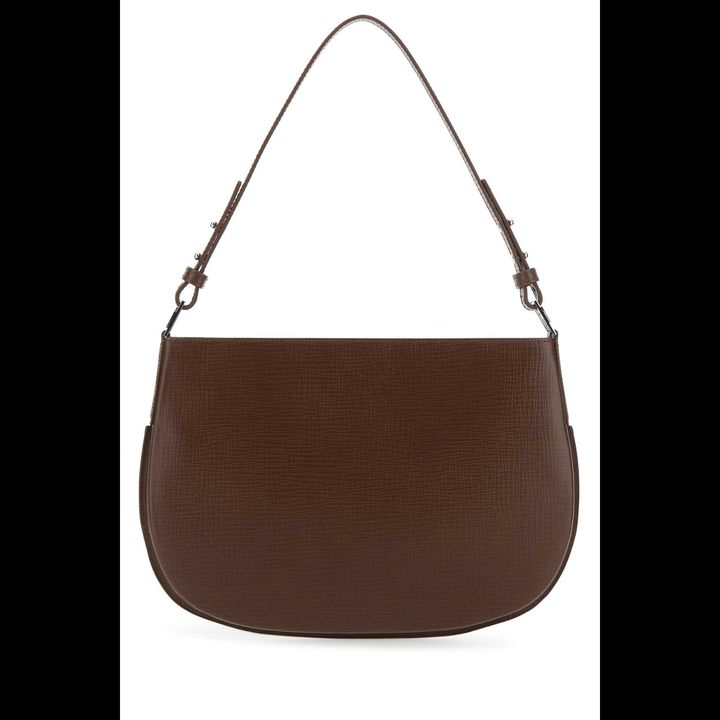 【送料&関税込】BY FAR Brown Leather Issa Shoulder Bag BY FAR Brown Leather Issa Shoulder Bag | italist