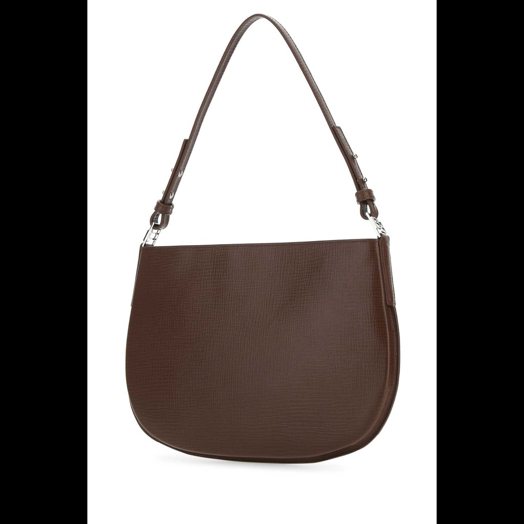 【送料&関税込】BY FAR Brown Leather Issa Shoulder Bag BY FAR Brown Leather Issa Shoulder Bag | italist