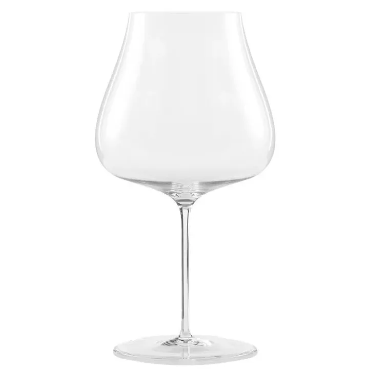 France Upscale Burgundy Cup Crystal Handmade