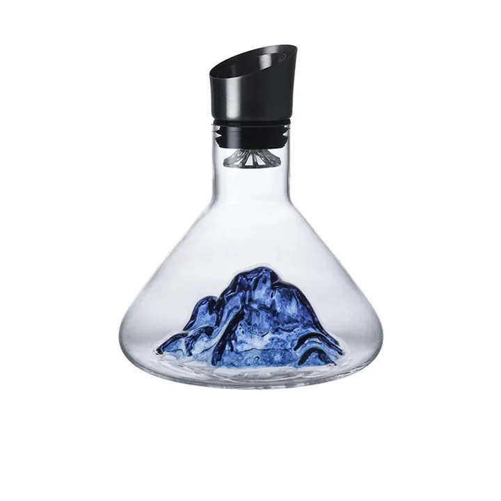 Gold Iceberg Whisky Wine Decanter
