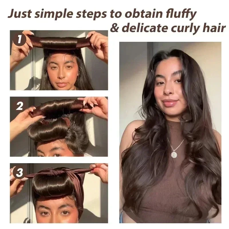 imGlowin Heatless Blowout Hair Curlers with Bonnet
