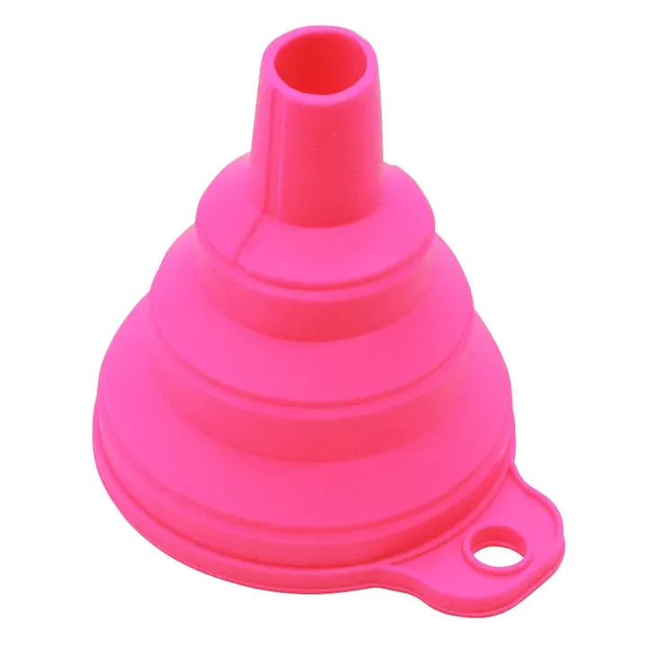 Crumbly Co Mini Foldable Silicone Funnel - Eco-Friendly & Portable