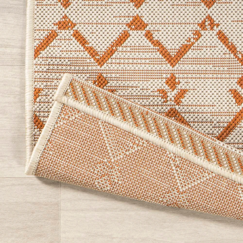 JONATHAN Y Ourika Moroccan Geometric Textured Weave Area Rug - Rectangle