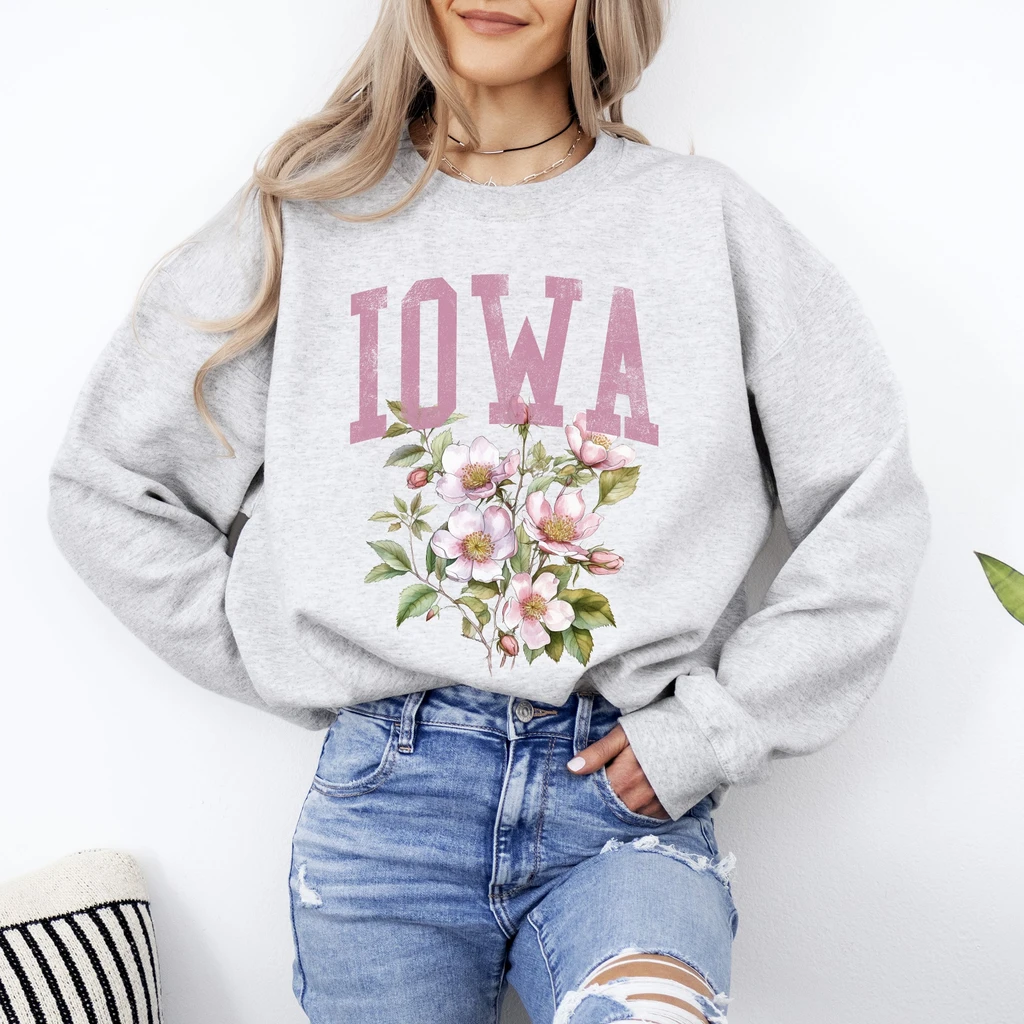 Refinery Number One Iowa State Flower Sweatshirt