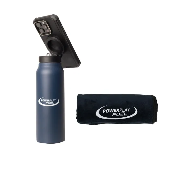 POWER PLAY FUEL MagSafe Water Bottle and Gym Towel