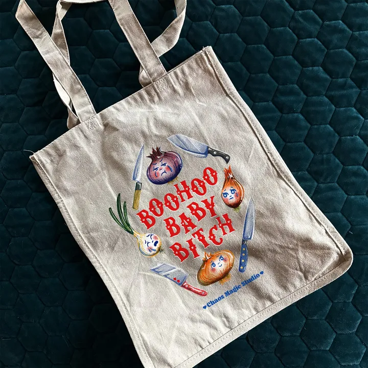 Chaos Magic Studio Boohoo Baby Bitch Tote Bag