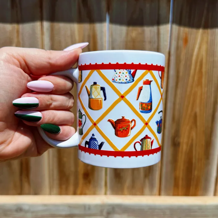 Chaos Magic Studio Vintage Kettle Ceramic Mug