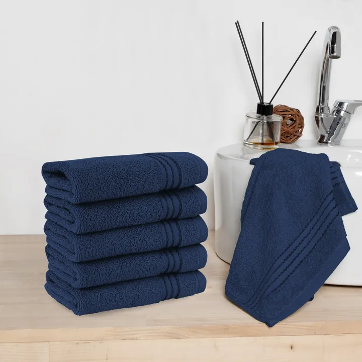 Elegant Comfort 6 Pack Premium Turkish Cotton Hand Towel Set