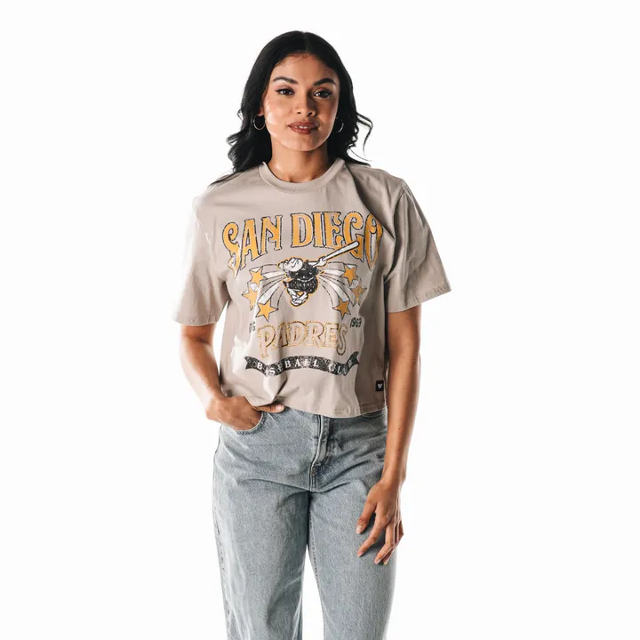 The Wild Collective San Diego Padres Vintage Boxy Tee