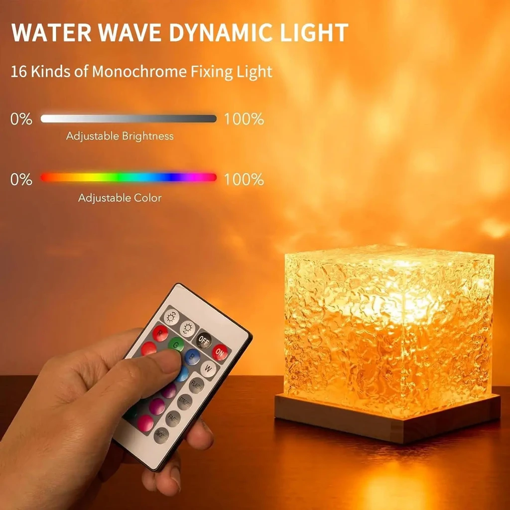 Illumi Ocean Wave Projector Light With 16 Colors