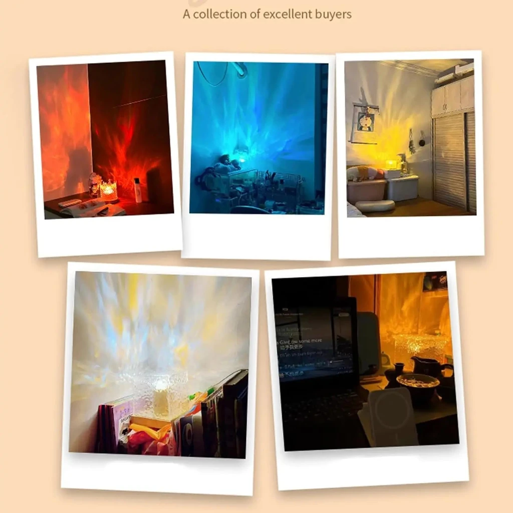 Illumi Ocean Wave Projector Light With 16 Colors