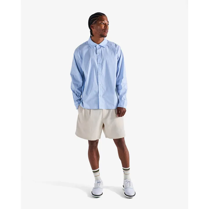 Malbon Golf Lunedi Cotton Poplin Shirt