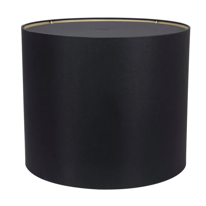 Couture Lamps Round Linen Drum Shade with Silver Lining