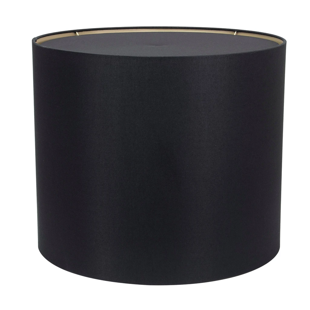 Couture Lamps Round Linen Drum Shade with Silver Lining