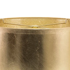 Couture Lamps Round Foil Lamp Shade