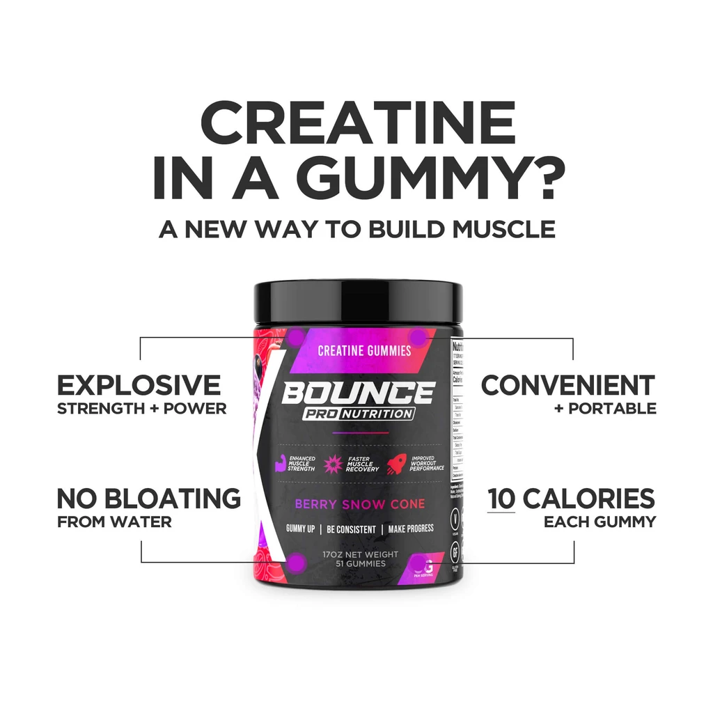 Bounce Nutrition Creatine Gummies - Sour Series