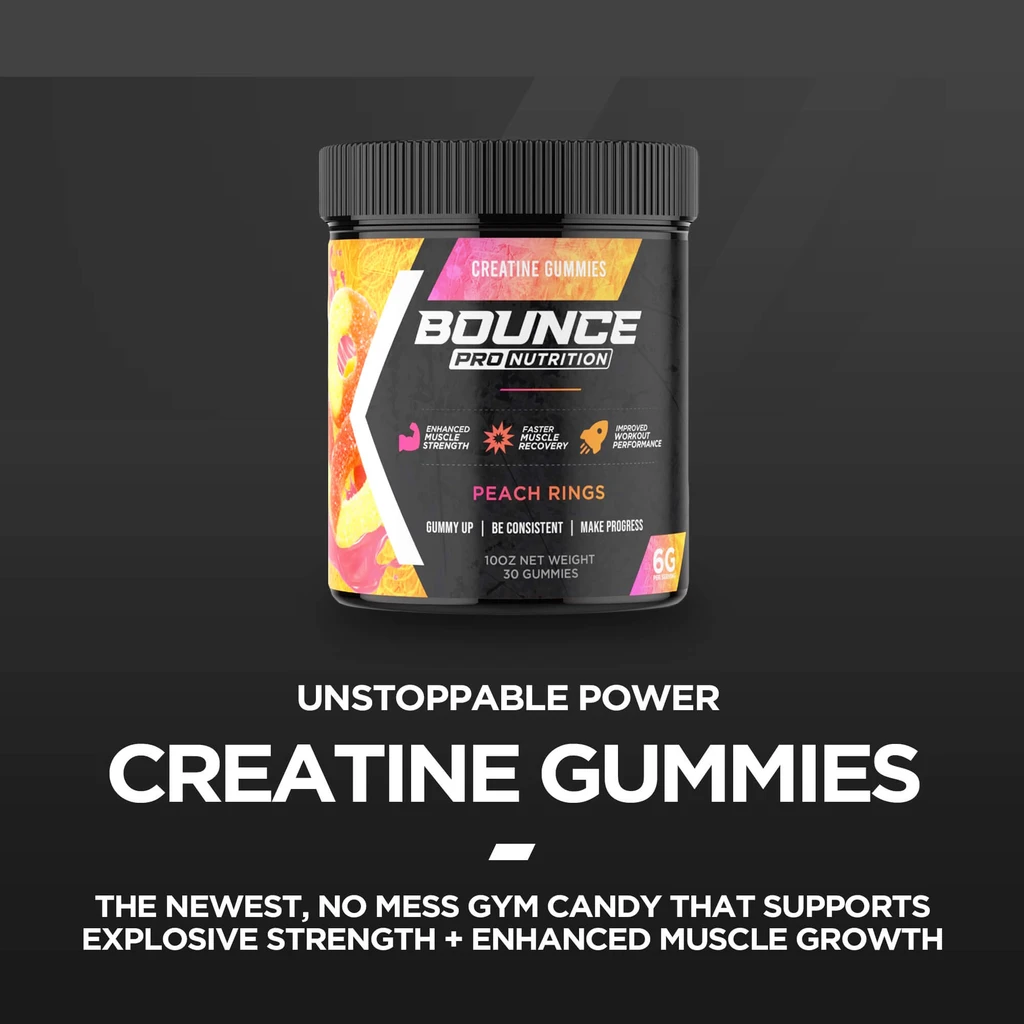 Bounce Nutrition Creatine Gummies - Sour Series