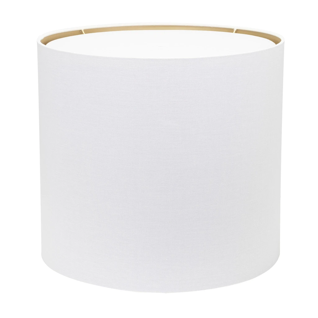 Couture Lamps Round Linen Drum Shade with Gold Lining