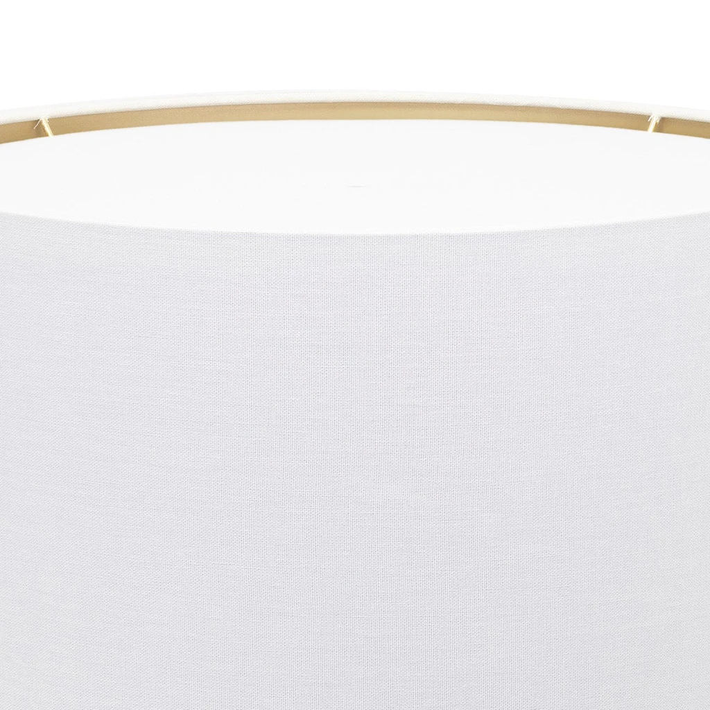 Couture Lamps Round Linen Drum Shade with Gold Lining
